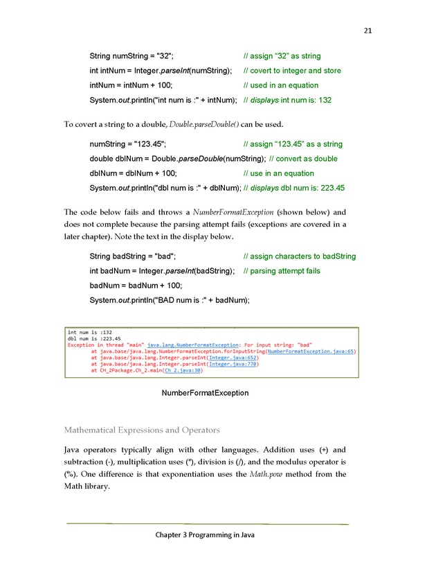 Java Programming: Basics to Advanced Concepts Advanced Programming Workshop - Page 21